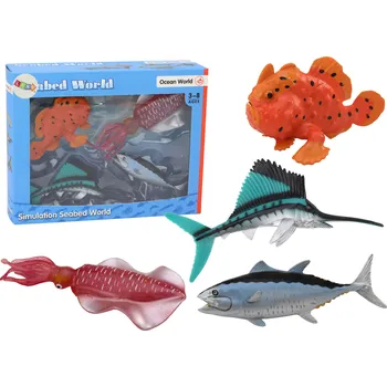 Figurka Sada figurek Mořští živočichové - 4 kusy