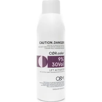 Barva na vlasy O&M CØR.color Lift Activator 30 Vol. 9% 1000 ml