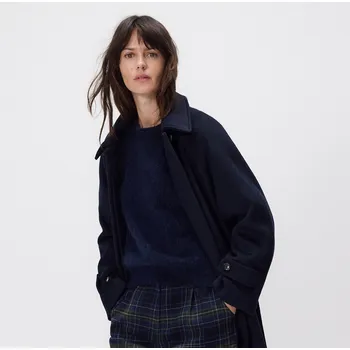 Dámský svetr Reserved - Svetr ze směsi mohéru - tmavomodrá - 278HM-59X - 278HM-59X-L