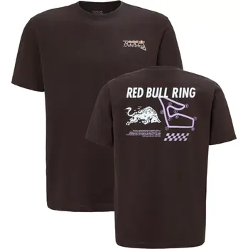 Fanouškovské tričko Red Bull Ring CIRCUIT černé s motivem RRI - M
