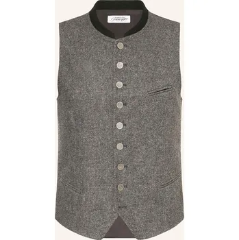 Pánská bunda Grasegger Pánská Krojová Vesta Kreuzer, šedá, 48