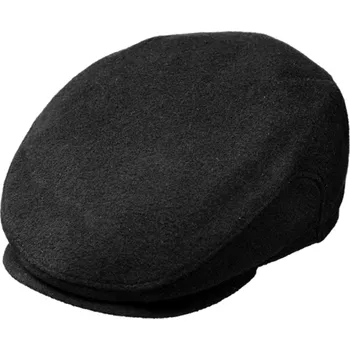 Čepice Fiebig - Headwear since 1903 Zimní černá vlněná bekovka driver cap od Fiebig (ušní klapky) Velikost: 61 cm (XL)