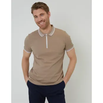 Pánské tričko Tričko Threadbare Taupe 3755043 Small