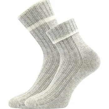 Dámské ponožky VoXX Dámské hřejivé kašmírové ponožky CIVETTA - 1 pár Barva: Světle šedá, Velikost: 35-38 (23-25cm)