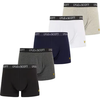 Pánské spodní prádlo Boxerky Lyle and Scott Black 850505 Large