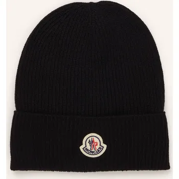 Kšiltovka Moncler Pánská Čepice S Kašmírem, černá, one size