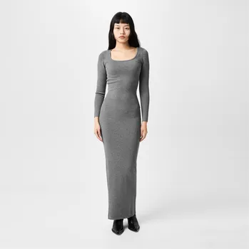 Šaty Jack Wills Charcoal Marl 8500759 14 (L)