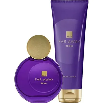 Tělové mléko AVON Far Away Rebel EDP 50ml + Tělové mléko