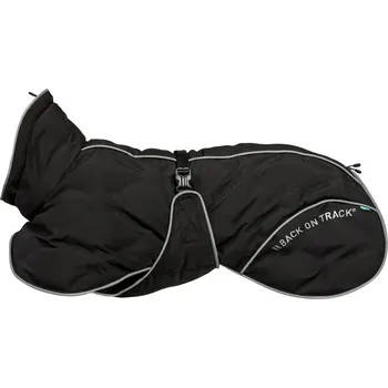 Obleček pro psa Back on Track - BAY Zimní bunda černá, vysoký ocas Velikost: 45