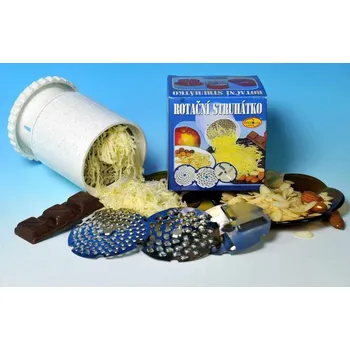 Struhadlo Reproplast Rotační strouhátko na sýr, ořechy, čokoládu + 3 planžety