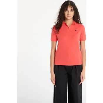 Pánské tričko Tričko FRED PERRY The Fred Perry Shirt Flamingotan/ Blak 12