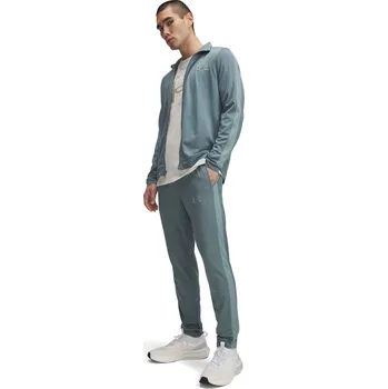 Pánská souprava Under Armour Rival Knit Track Suit velikost S jasper blue