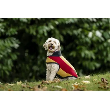 Pelíšek pro psa HORSEWARE Deka pro psy Newmarket Horseware, fleecová, witney gold L