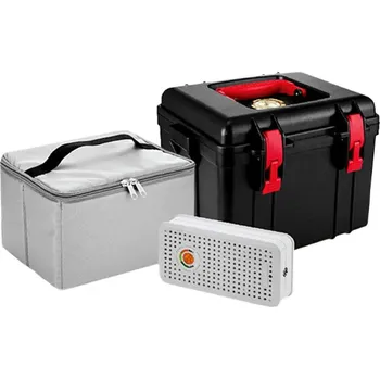 Andbon B-10 Malý suchý box, plastový, uzamykatelný + Mini odvlhčovač ANDBON N-200 + 9L pouzdro