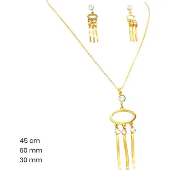 Náušnice Řetízek+přívěsek+náušnice 23712100