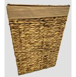 Vingo Hranatý koš na prádlo z hyacintu Rozměry (cm): 48x40, v. 63