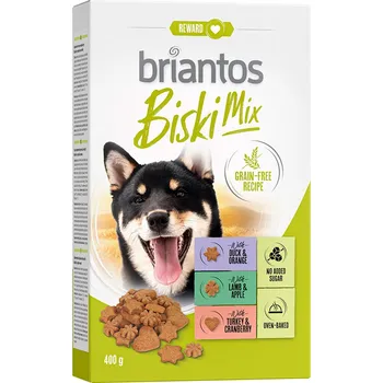 2x400g Briantos Biski Mix bez obilnin