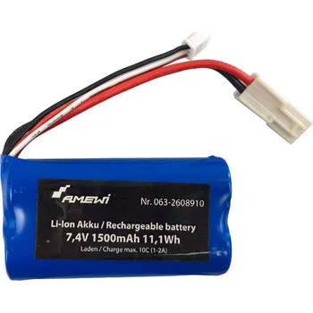 Amewi baterie 2S 7,4V 1500mAh mini-Tamiya