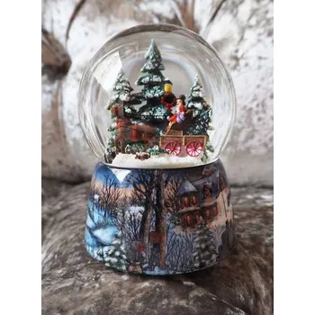 Vánoční dekorace BARRINGTON FURNITURE Snězící koule vánoční doplňky SP-48082