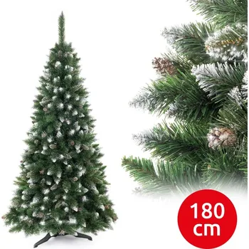 Vánoční stromek Vánoční stromek CRISTAL SILVER 180 cm borovice