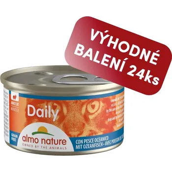 Krmivo pro kočku Almo Nature Daily Menu WET CAT - Pěna s mořskými rybami 85g výhodné balení 24ks