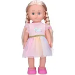 Wiky Eliška chodící a zpívající panenka 41 cm, růžové šaty