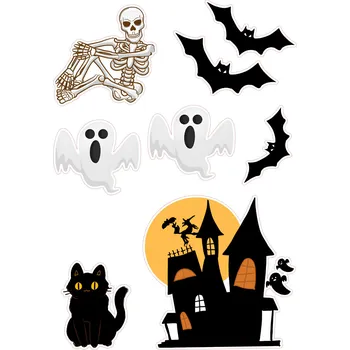 Jedlá dekorace na dort HALLOWEEN-200 Materiál: Jedlý papír