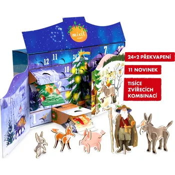 Mixit - Velký adventní kalendář Mixit 2025 – Fantastická zvířátka 1,5 kg