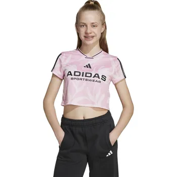 Dívčí oblečení Tričko adidas Pink 887704 11-12 Years