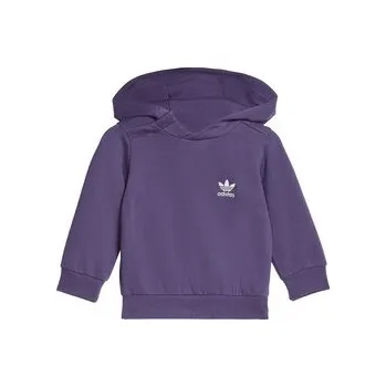 adidas Tepláková souprava JY4867 Fialová Regular Fit 6_9M