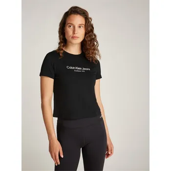 Tričko Calvin Klein Jeans Ck Black 7932257 16 (XL)