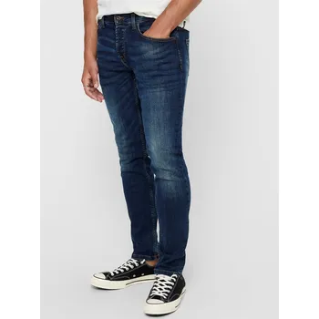 Pánské džíny Džíny Only and Sons Mid Blue Denim 3243560 32W R
