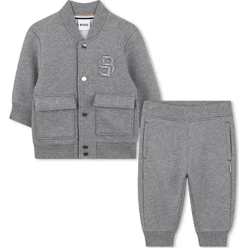 Kojenecká tepláková souprava BOSS J52482.74.81 šedá 90X, vel. 74