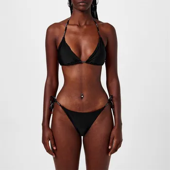 Dámské plavky Kalhotky Hugo Black 001 6675062 14 (XL)