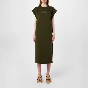 Dámské šaty Šaty Boss Dark Green 306 7566110 12 (L)