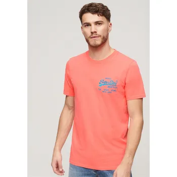 Oblečení a móda Tričko Superdry Neon Red 8613577 Small