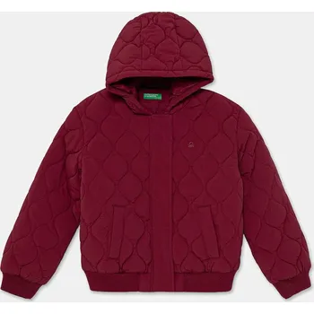 Oblečení a móda Dětská bunda United Colors of Benetton 2IGGCN06M.G.seasonal burgundské 93X, vel. 140
