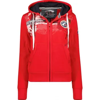 Dámská mikina GEOGRAPHICAL NORWAY mikina dámská FESPOTE LADY červená XXL