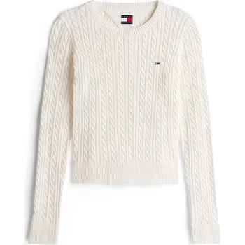 Dámský svetr Šaty Tommy Jeans Ancient White 8137912 16 (XL)