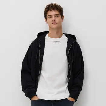 Pánské tričko Reserved - Tričko střihu regular s potiskem na zádech - krémová - 499EX-01X - 499EX-01X-XXL