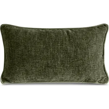 Povlak na polštářek Ženilkový povlak na polštář ROSI - olivově zelený