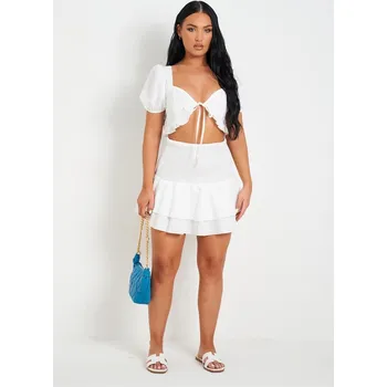 Dámská sukně Missy Empire White 6061326 8 (XS)