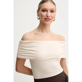 Dámská móda Halenka Guess CHARLOTTE W5GP08.KACM2 béžová 01X, vel. XL