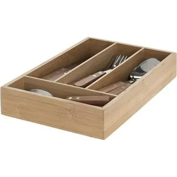 Příbor Sada příborů pro 6 osob Bambou 5five simply smart, nerezová ocel a bambus, s boxem