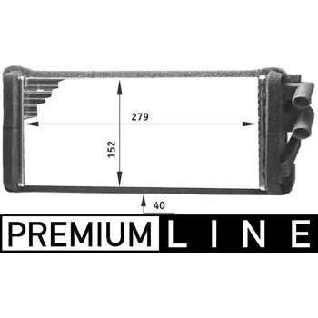 Výměník tepla, vnitřní vytápění MAHLE AH 98 000P