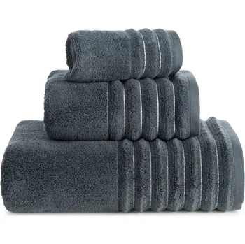 Ručník Luxusní ručník LUNARI zdobený lesklou nití v ocelově šedé barvě Rozměr ručníku: 50x90cm