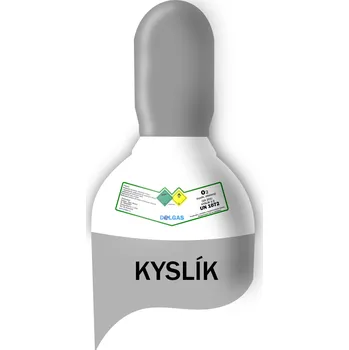 Kyslíková lahev KYSLÍK O₂ (náplň) LITRY/BAR: 30L / 150 BAR