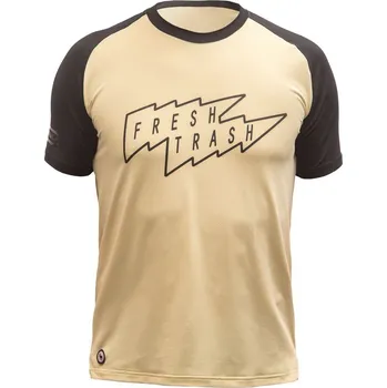 Fresh Trash FT MEN'S HORIZON SHORT SLEEVE TEE SAND/BLACK Velikost: XXL