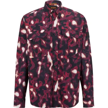 Pánská košile Košile Boss Medium Pink 4149868 M