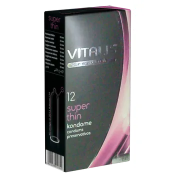 Kondom Vitalis Premium Single: Super Thin, 12 condoms